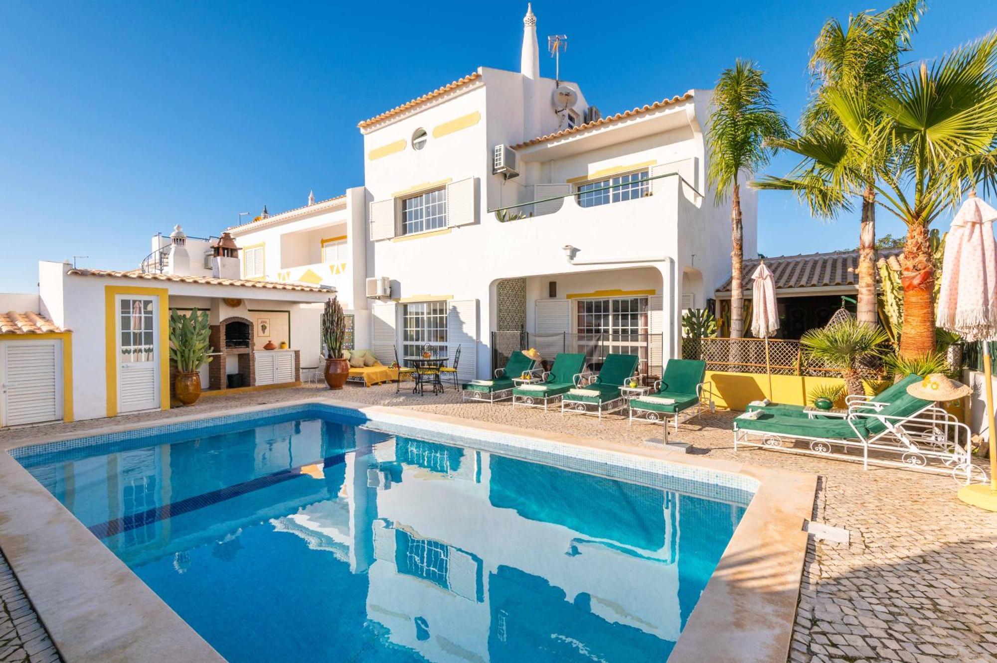 Villa Gale Sun - Luxury, 5Bed With Free Wifi, Ac, Private Pool, 5 Min From The Beach Guia  Exteriér fotografie